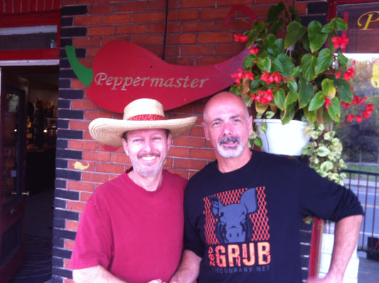 Peppermaster Greg Brooks and Zee Grub's Michael Phillips