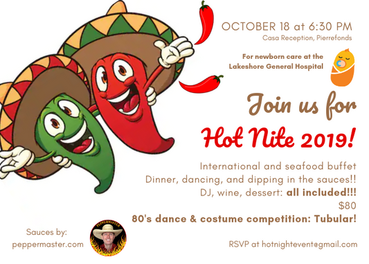 Hot Night Oct 18 2019 Invitation