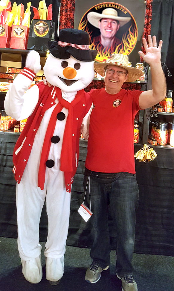 Snowman cools the Peppershop at OOAK