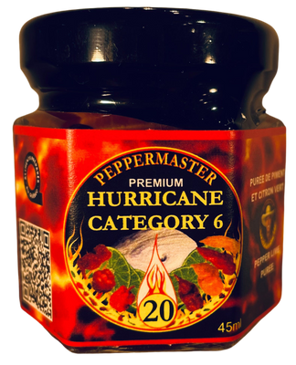 Sauce piquante Hurricane Cat 6 | Une symphonie complexe de saveurs extrêmes et de vagues de chaleur image 3