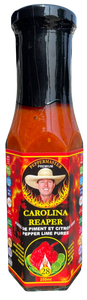 Carolina Reaper Hot Sauce. Our Hottest Pepper Sauce. 70% Pure Reaper Mash