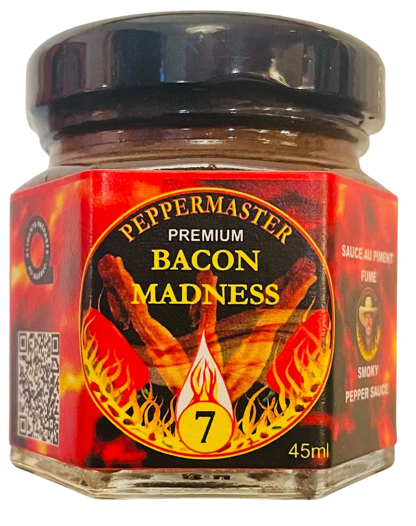 BACON MADNESS Bacon hot sauce makes it better!