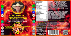 Fire-Roasted Peach Fresno  BBQ Dipping Sauce