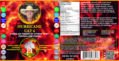 Hurricane Category 6. Extreme Pepper Lime Puree. image 4