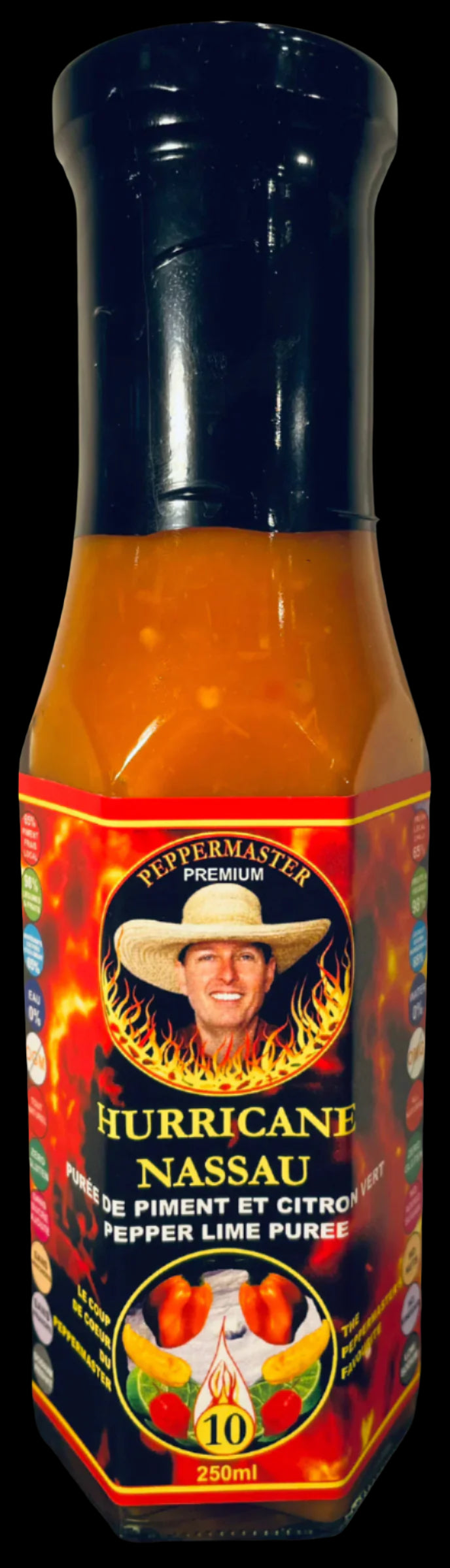 Sauce piquante personnelle quotidienne Hurricane Nassau Peppermaster