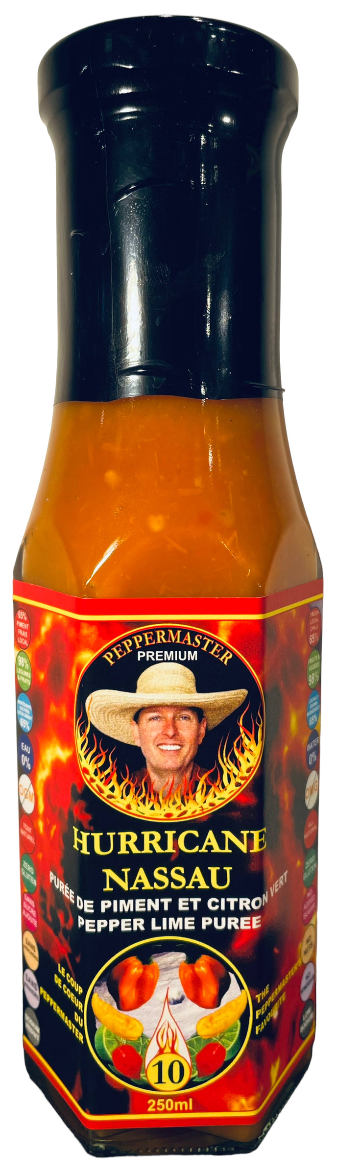 Hurricane Nassau  Peppermaster Personal Everyday Hot Sauce