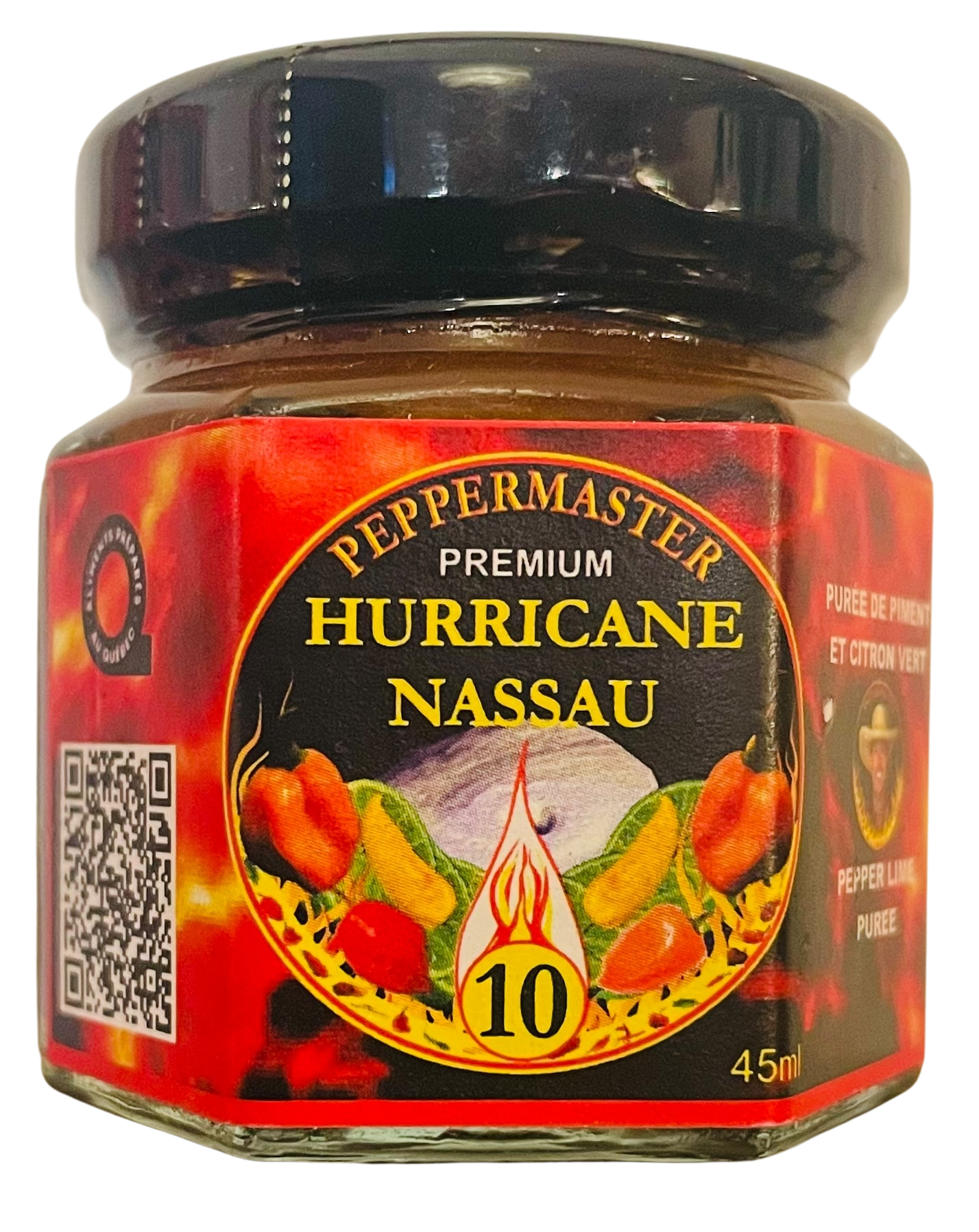 Sauce piquante personnelle quotidienne Hurricane Nassau Peppermaster