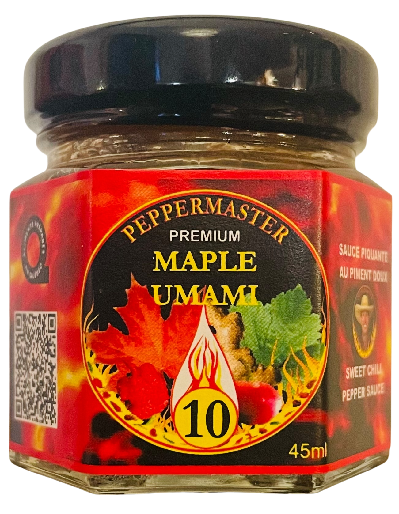 Sauce piquante Umami à l'érable | Douce, salée et audacieusement épicée | Peppermaster