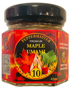 Maple Umami Hot Sauce | Sweet, Savoury, Boldly Spicy | Peppermaster