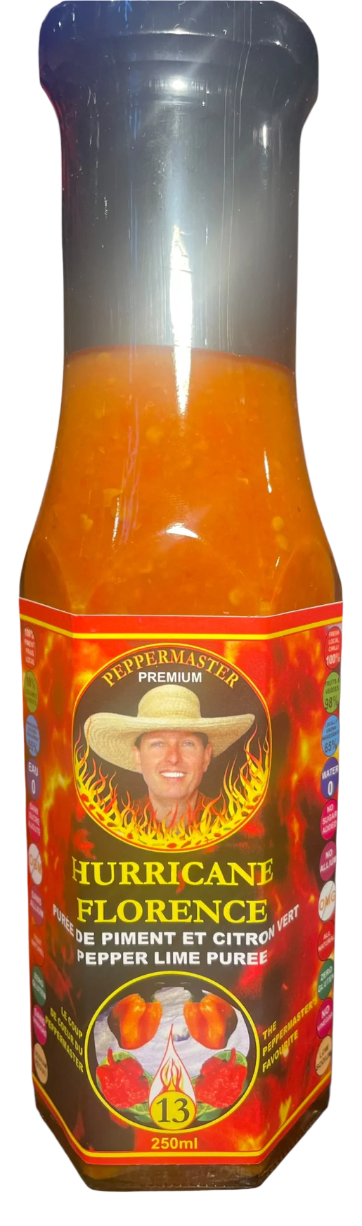 Hurricane Florence Pepper Sauce | Hotter Sustained Heat