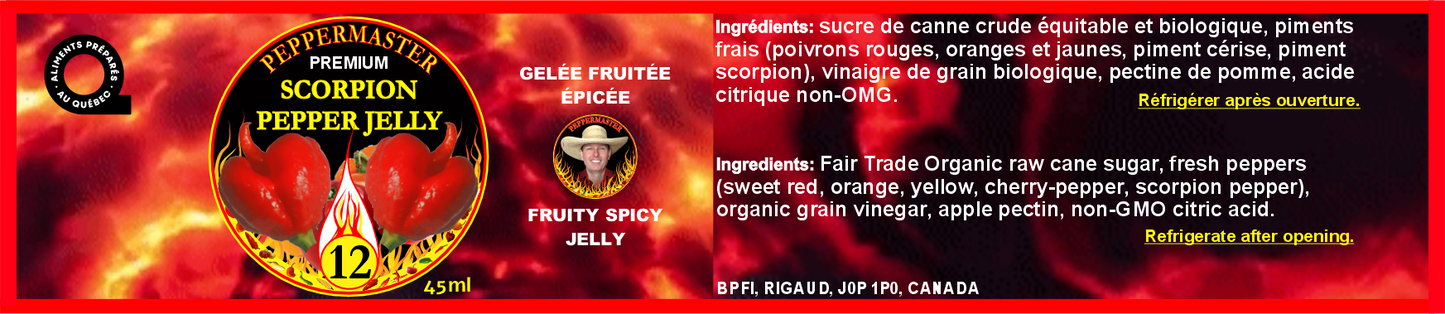 Gelée de piment Scorpion