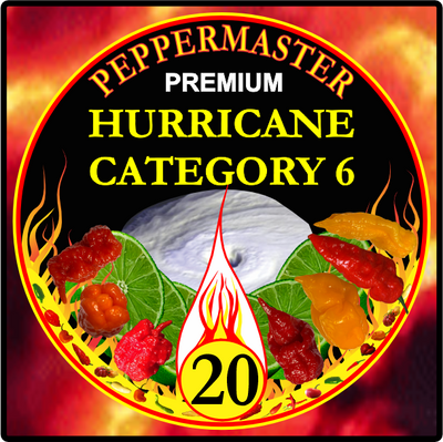 Sauce piquante Hurricane Cat 6 | Une symphonie complexe de saveurs extrêmes et de vagues de chaleur image 1