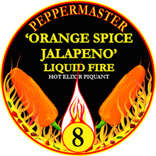 Load image into Gallery viewer, Orange Spice Jalapeno Liquid Fire
