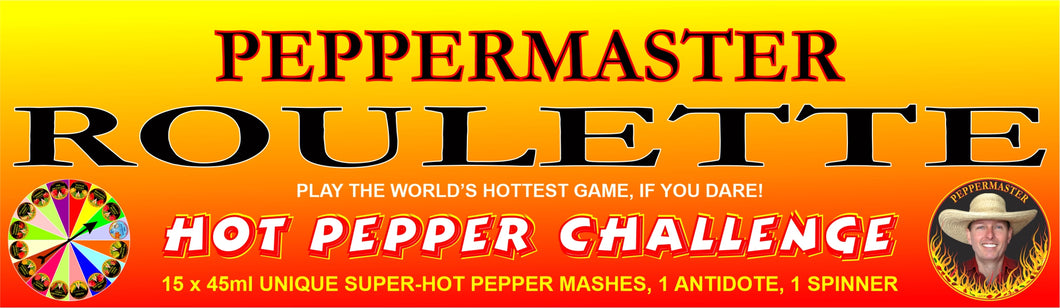 Peppermaster Roulette 16 Pack   Includes World's Hottest