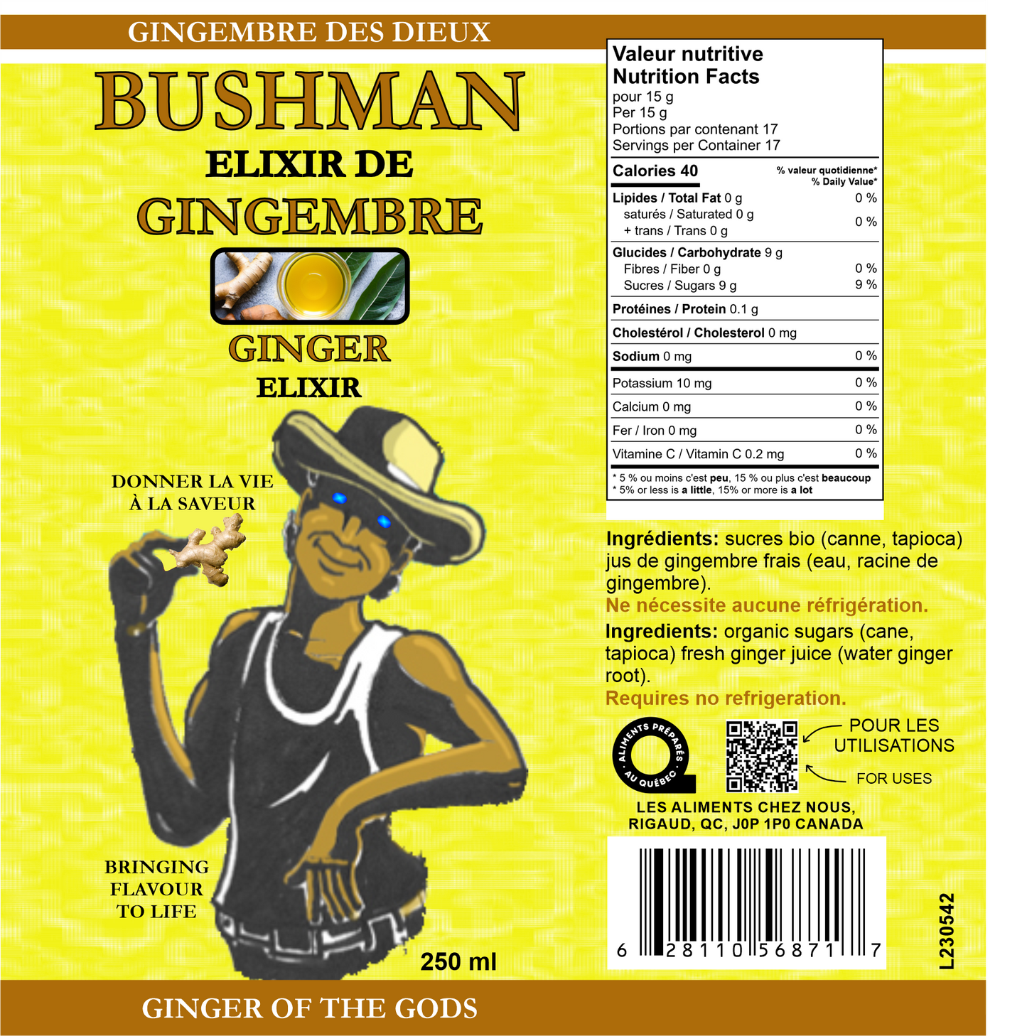 Élixir de gingembre Bushman