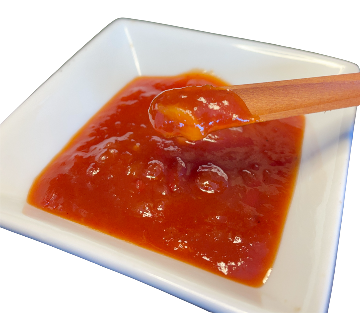 Fire-Roasted Peach Fresno  BBQ Dipping Sauce