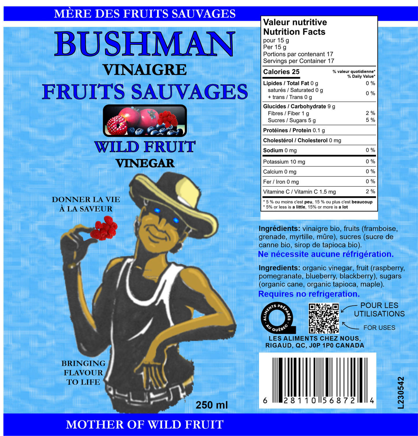 Bushman Wild Fruit Vinegar